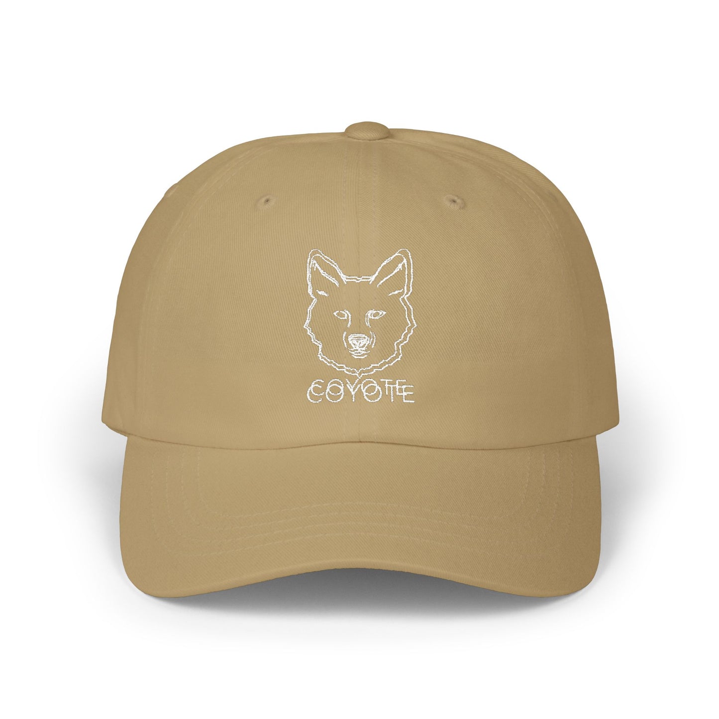 Coyote Unisex Flat Bill Embroidered Hat