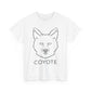 Coyote Graphic Unisex Heavy Cotton Tee - BIG GRAPHIC