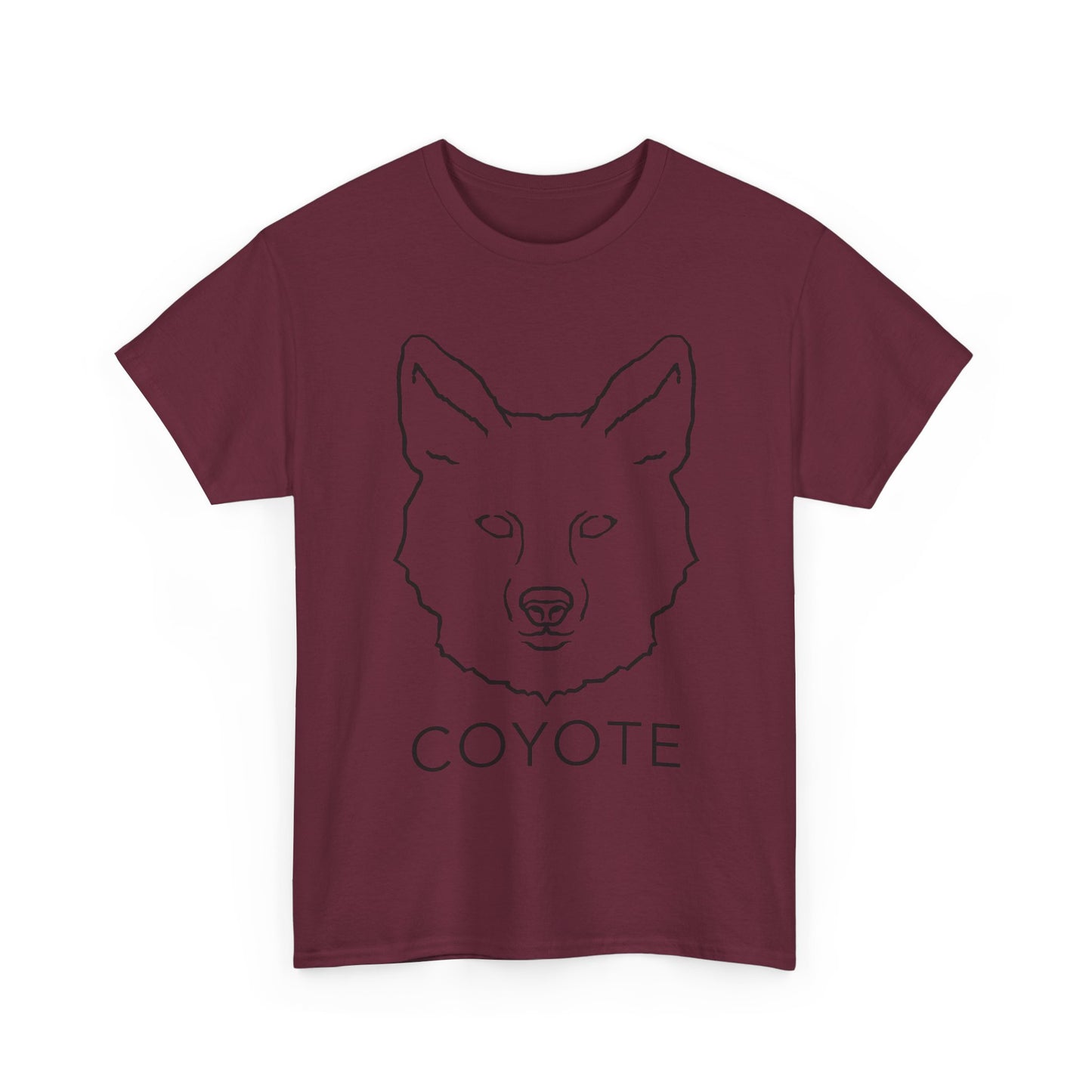 Coyote Graphic Unisex Heavy Cotton Tee - BIG GRAPHIC