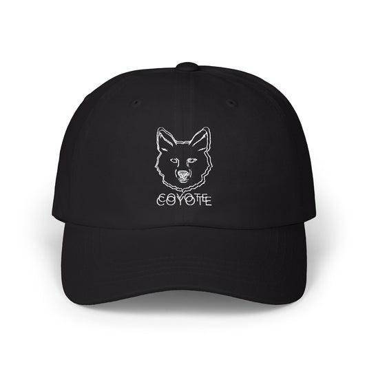 Coyote Unisex Flat Bill Embroidered Hat