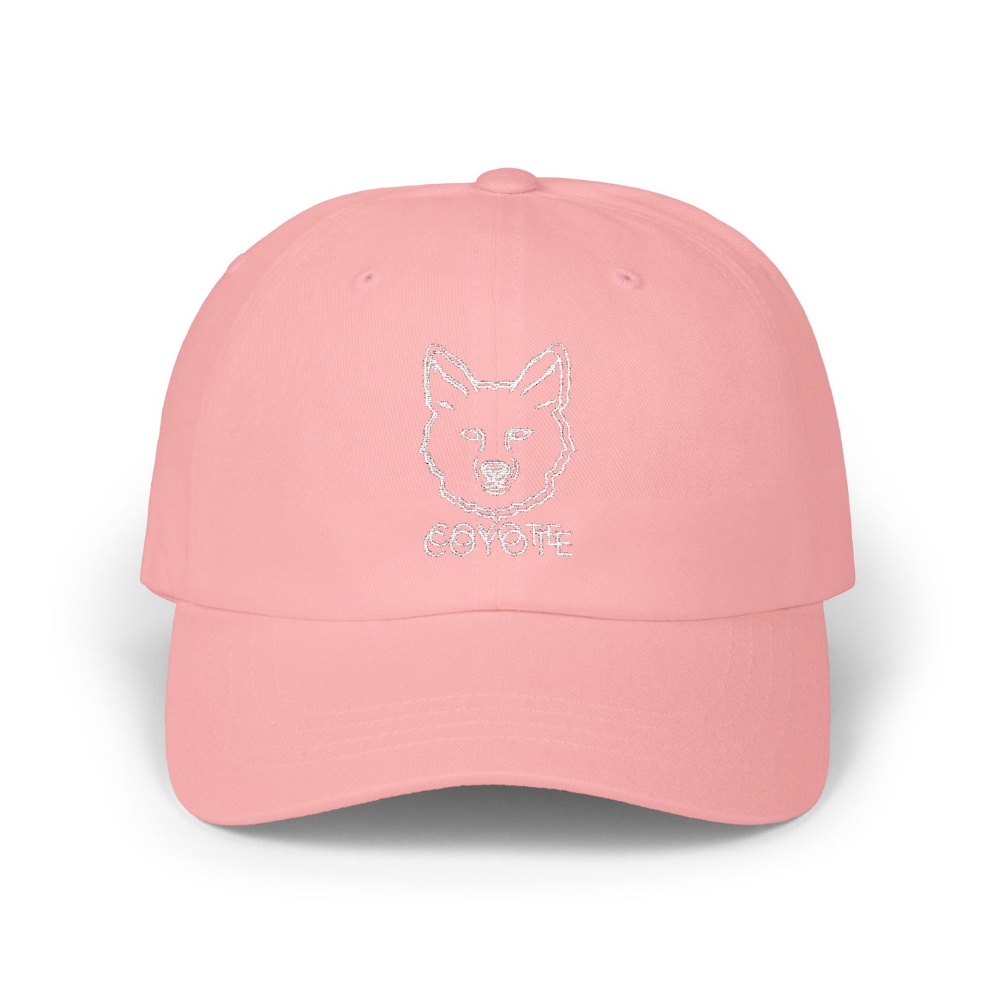 Coyote Unisex Flat Bill Embroidered Hat