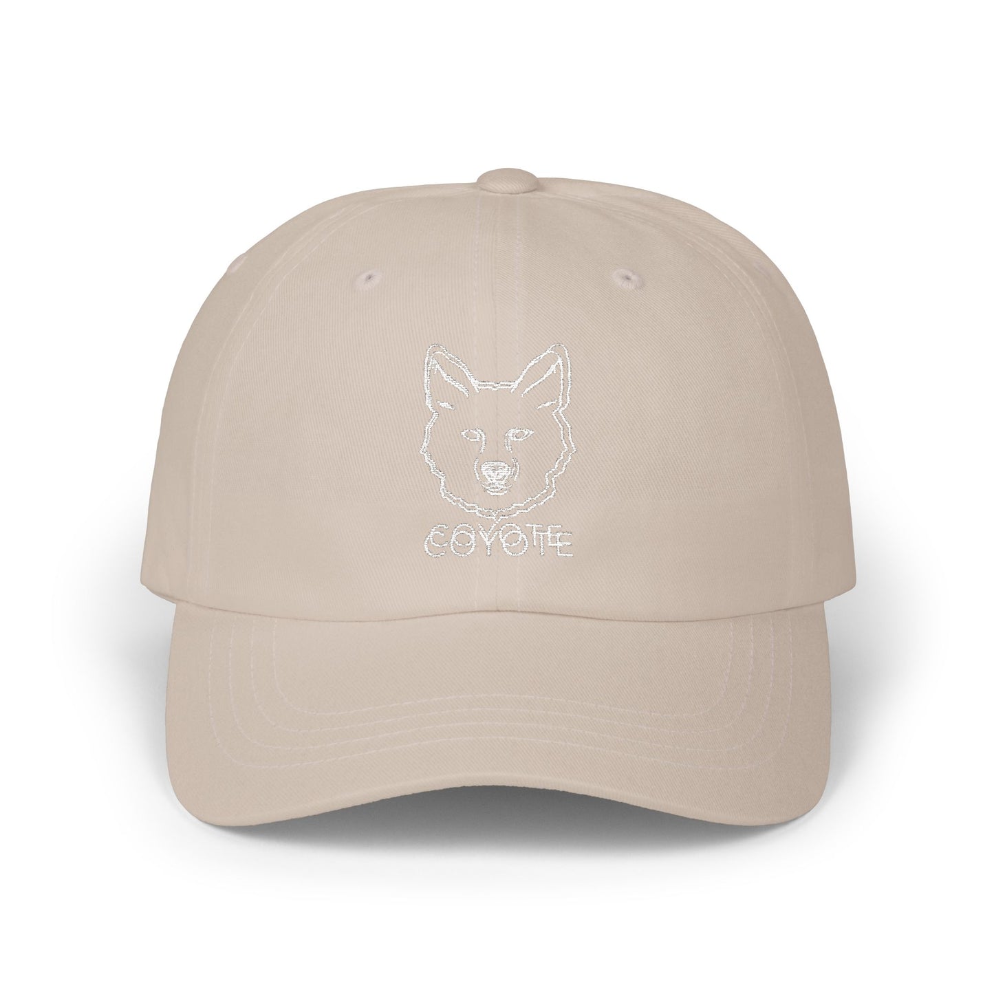 Coyote Unisex Flat Bill Embroidered Hat