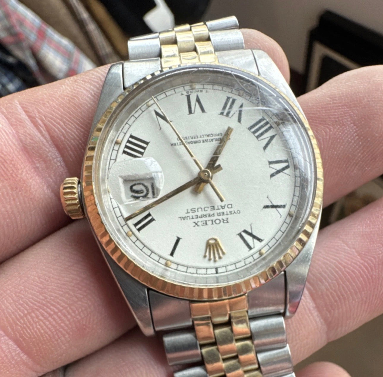 1972 36mm Datejust Stainless and 18k
