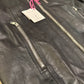 Rick Owens Black Leather Jacket - Size 55 - Large