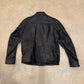 Rick Owens Black Leather Jacket - Size 55 - Large