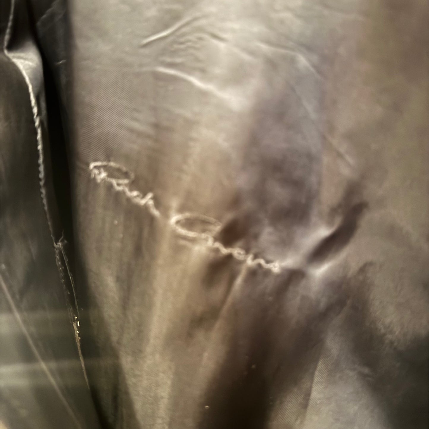 Rick Owens Black Leather Jacket - Size 55 - Large