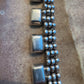 1980's Taxco Sterling Silver Turquoise Bracelet