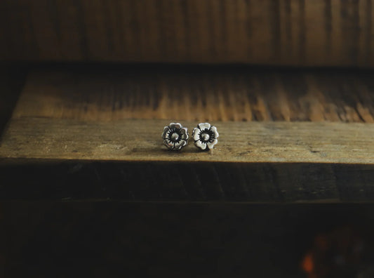Bloom Studs - Sterling SIlver - Riverbed Gems