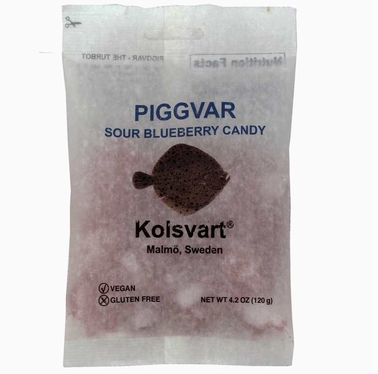 Sour Blueberry Swedish Fish- 4.2oz (120gm)