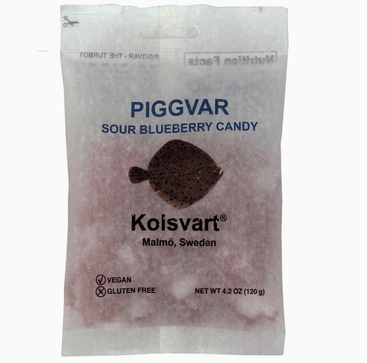 Sour Blueberry Swedish Fish- 4.2oz (120gm)