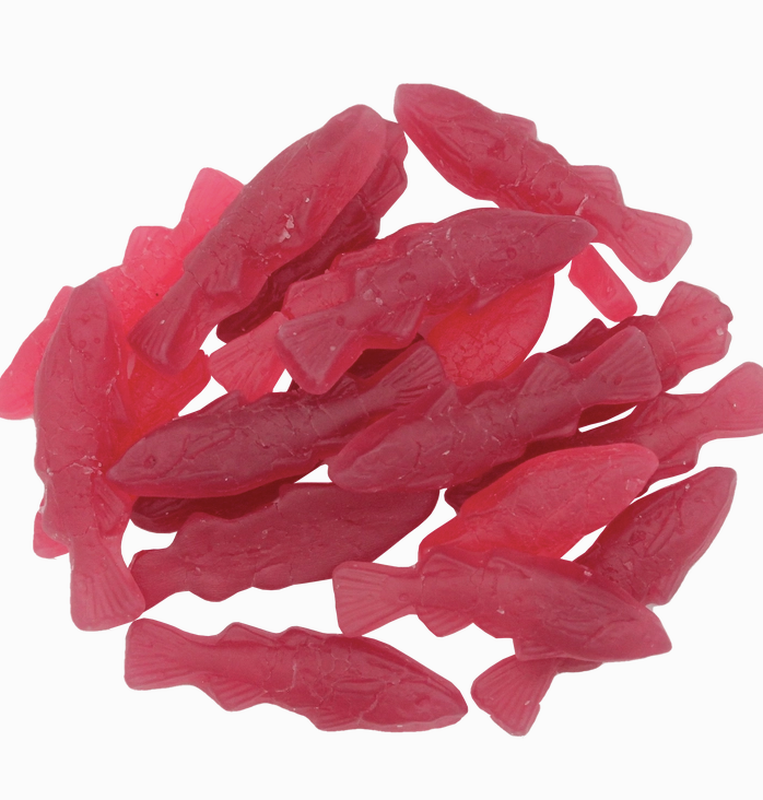 Raspberry and Blackcurrant Swedish Fish - 4.2oz (120gm)