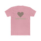 Pink I Love Whitefish T-Shirt With brown and grey graphic 