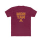 Maroon Cotten T-Shirt with "MON  TAN  A" graphic centered in the middle