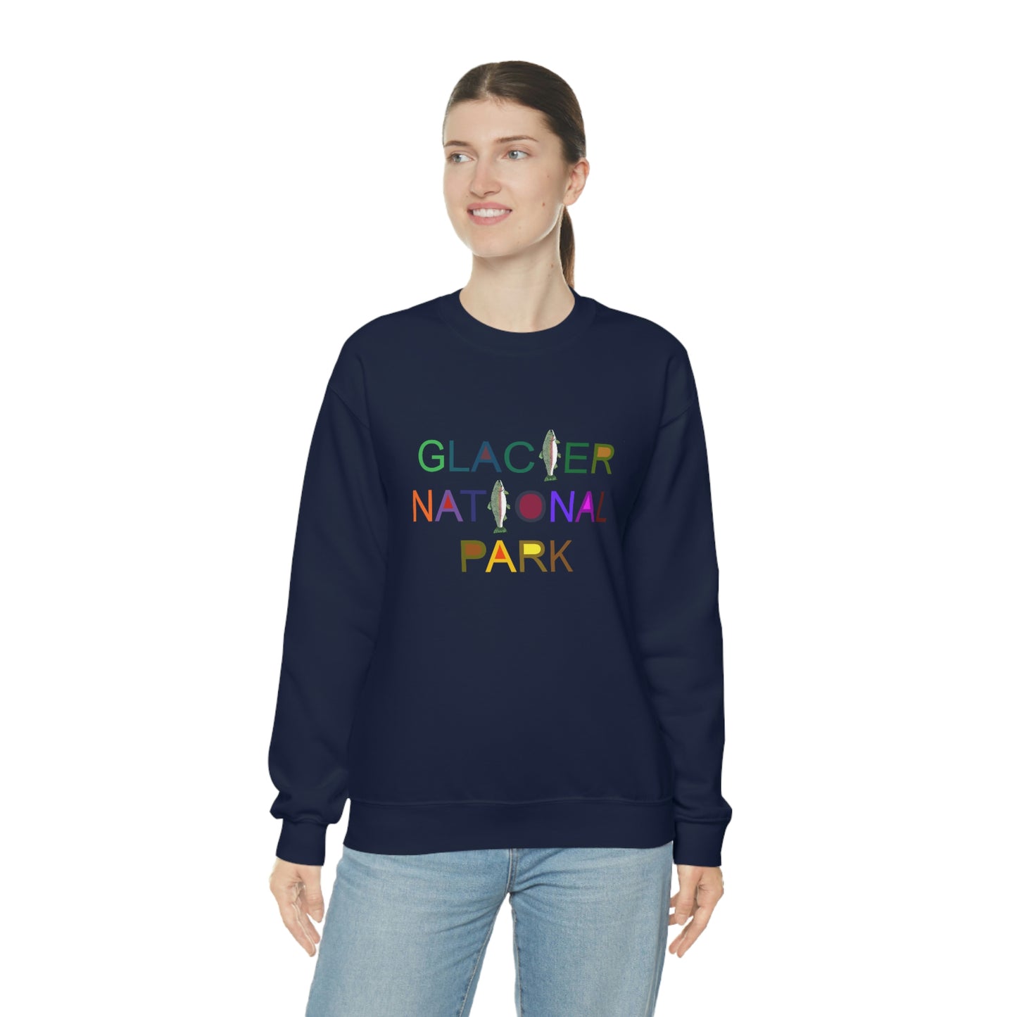 Glacier National Park Crewneck Sweatshirt