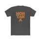 Charcoal Grey Cotten T-Shirt with "MON  TAN  A" graphic centered in the middle