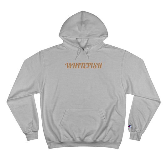 Solid Grey Fancy Type Whitefish Champion Hoody The Whitefish Store 